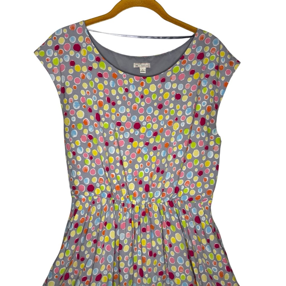 GAP Multicolor Polkadot Print Mini Dress | Size Small - Picture 2 of 9